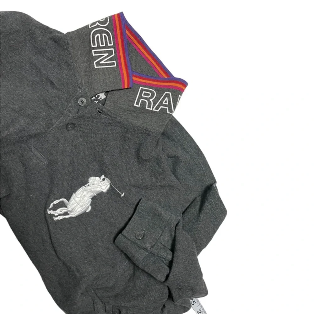 Polo Ralph Lauren Long Sleeve Polo Shirt Boys XL Big Pony  Rugby long sleeve